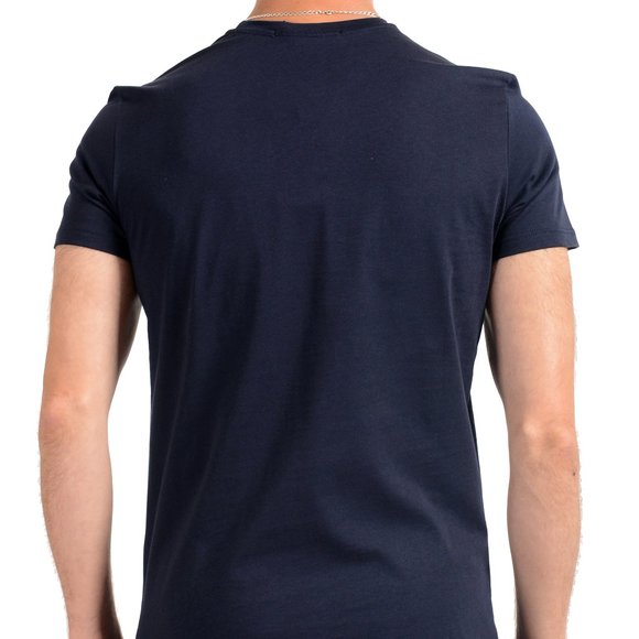 Roberto Cavalli Men's Navy Blue Graphic T-Shirt - Picture 3 of 7
